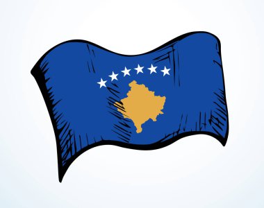 Eski moda AB arazi haritası şehrin gurur günü savaş birliği ipeği rüzgarı şeklindeki beyaz gökyüzü metin uzayına bakıyor. El yapımı web sanatı euro barışı Emek Ticaret Birliği logo rozetini seçin