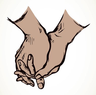 Yakın çekim günahı Hope 'a iki kat kız kolu için yalvar. Çizgi siyah çizili eski kutsal aziz erkek sevgili palmiyesi Tanrı 'ya şükürler olsun bakım alkışı konsepti logo simgesi retro kilise karikatür tarzı