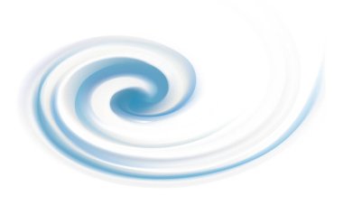 Lüks, pürüzsüz gri ipek, parlak, gümüş renkli logo simgesi, açık renkli, cyan şerit şeklinde. Saf krema kıvrımlı karışım deseni. Yakın görünüm metin alanı web sanat grafik ögesi tasarım kavramı