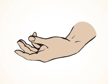 Beyaz arka planda uzanmış genç bir bayan. Freehand ana hatları siyah mürekkep içinde resim amblemi olan logo amblemi eski karikatür tarzı kalemle metin için kağıt boşluğuna çizilmiş. Yakın kenar görünümü