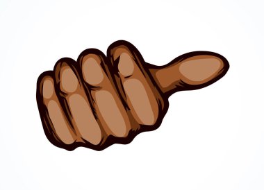 Eski gövde, beyaz kağıt üzerinde metin için oy işareti fikrini gösteriyor. Freehand 'ın ana hatları siyah mürekkep. Medya logosu piktogram amblem rozet konsepti. Eskimiş sanat karalama tarzında baştan savma. Görüntüyü kapat