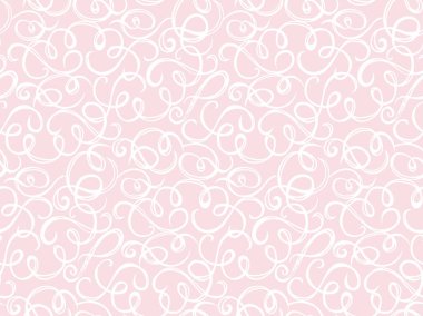 Bizarre romantic confusion crimson color round shape twirl thread bow knot openwork fond. Pink ink linear swirly sketch hand drawn in art retro curlicue scribble classic whorl funky style light red paper