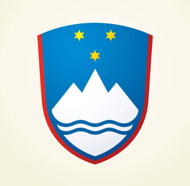 Kapalı kırmızı mavi renk gurur dünyası Lake River Land Şehri Özgürlük Günü savaş birliği Heraldik yıldız manzaralı metin uzayı. Yazdırma çizgisi Web sanatı eu barış sporu birimi heraldry bayram kalkanı pankartı tasarımı