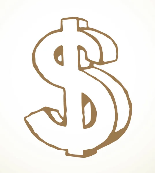 Закрыть Милый Старый Заработной Платы Металлические Доллар Монеты Форму Приложения — стоковый вектор