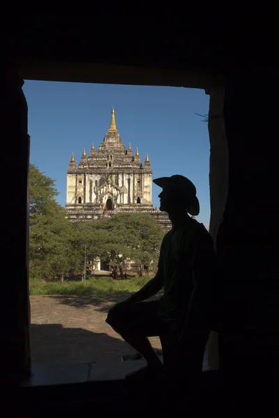 Äventyrare i bagan — Stockfoto