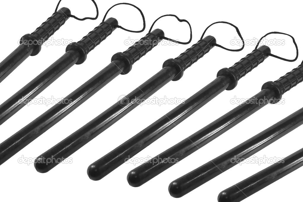 Police batons — Stock Photo © karych 12518070