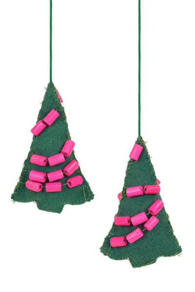 İki Noel ağaçları — Stok fotoğraf