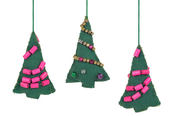 Three Christmas trees — Stock Photo, Image