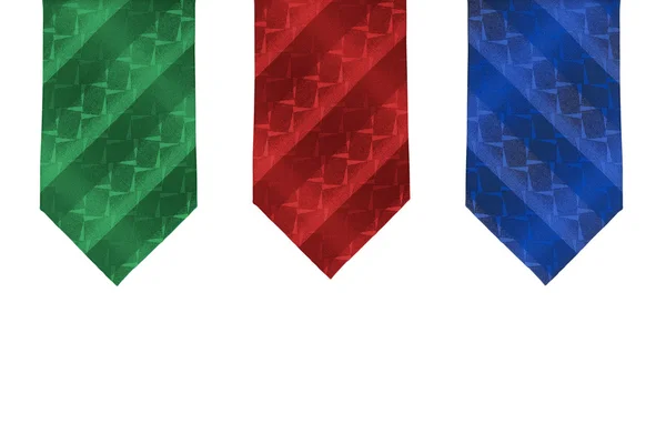Tre mäns slips — Stockfoto