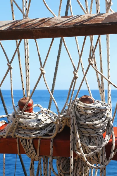 Sailboat rigging — Stock Photo, Image