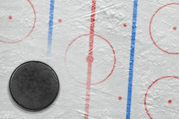 Fragment Conceptual Sports Ice Background Concept Hockey Wallpaper — Stock Photo, Image