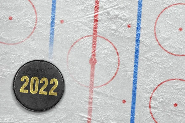 Фрагмент Концептуального Спортивного Льодовикового Фону Концепція Хокей Шпалери — стокове фото