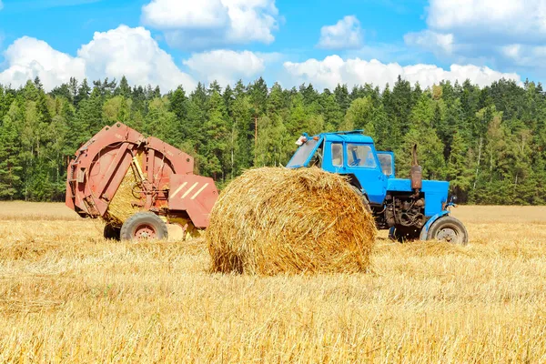 Tractor Agricultural Work Field Agriculture Farm — Stock Photo, Image