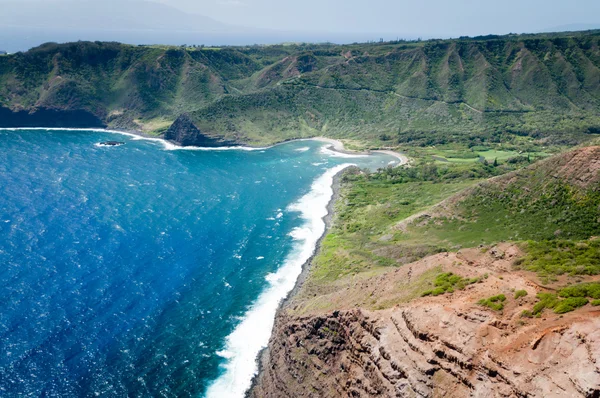 Landforms de la costa de la isla de Molokai . —  Fotos de Stock