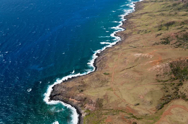 Linia brzegowa wyspie Molokai — Zdjęcie stockowe