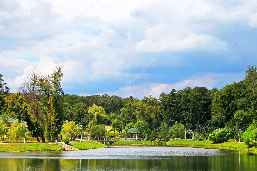 Park in Feofaniya, Kyiv, Ukraine