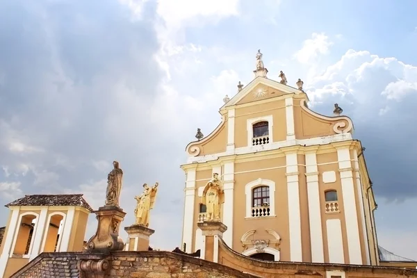 Catholic cathedral in Kamjanets-Podolsk — Stock Photo, Image