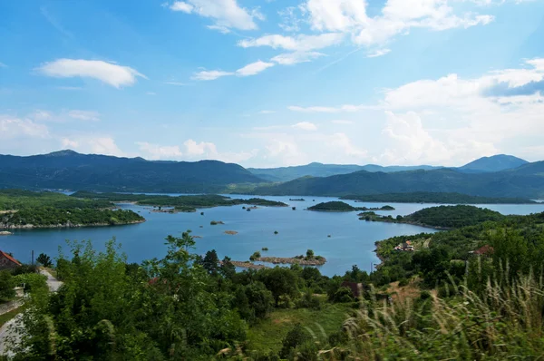 Bela vista da baía, Montenegro — Fotografia de Stock