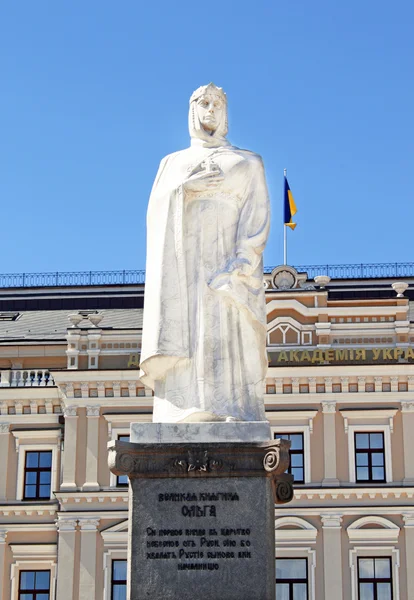 Kiev - Ukrayna tarihi için önemli saint Prenses Olga. STA — Stok fotoğraf