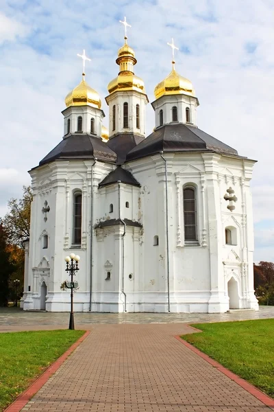 Iglesia Ekateriniska en Chernigov, Ucrania - monumento de la 17-t —  Fotos de Stock