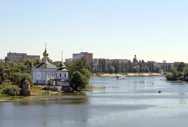 Oekraïense landschap in de zomer — Stockfoto