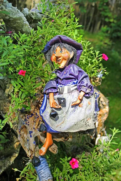 Doll of old witch — Stock Photo, Image