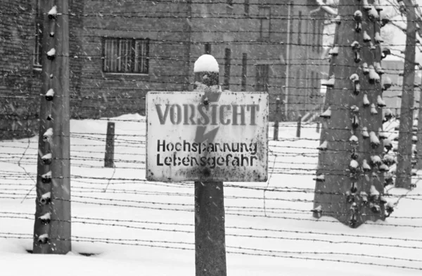 Todeslager Auschwitz in Polen — Stockfoto