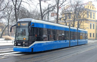 Krakow modern tramvay