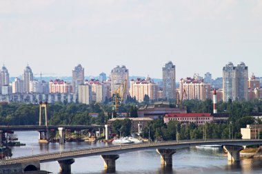 Yeni yapılarda obolon kiev bölgesinde modern, Ukrayna