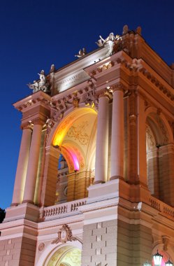 gece görüş parçası Operası'nda odessa, Ukrayna