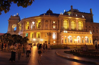 Odessa opera binası. Ukrayna