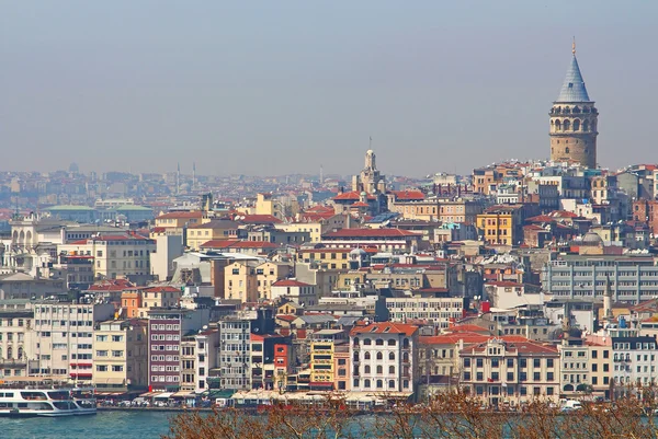 Widok na Stambuł z galata tower, Turcja — Zdjęcie stockowe