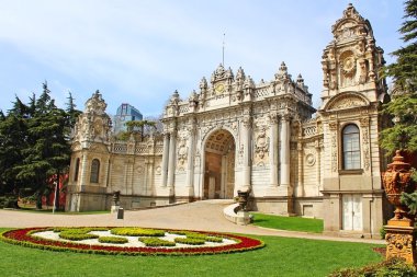 Dolmabahce Palace in Istanbul, Turkey clipart