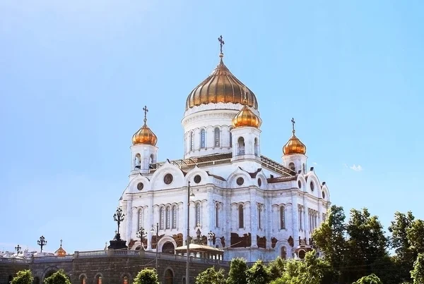 Собор Христа Спасителя. В Москве. Россия — стоковое фото