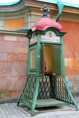 Stockholm, İsveç eski callbox