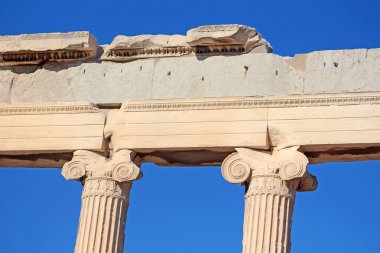 İyonik sütun erechtheion, Atina, Yunanistan