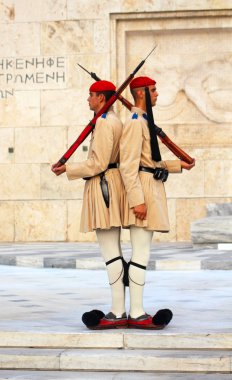 değişen nöbetçiler yakınında 07 Eylül 2013 tarihinde Meclis'te, Atina, Yunanistan