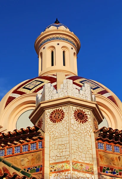 Igreja Paroquial de Sant Roma. Lloret de Mar, Costa Brava, Espanha — Fotografia de Stock