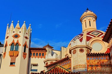 sant roma Parish Kilisesi. Bir Lloret de mar, costa brava, İspanya