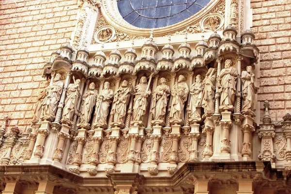 Detailansicht des Eingangs zum Kloster von Montserrat, Spanien — Stockfoto