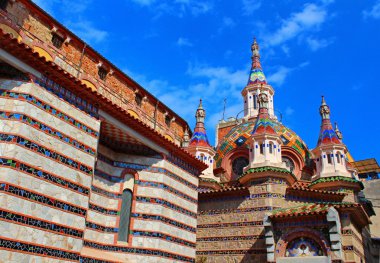 sant roma Parish Kilisesi. Bir Lloret de mar, costa brava, İspanya