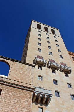 Santa maria de montserrat Manastırı monistrol de montserrat, Katalonya, İspanya. meşhur montserrat virgin için