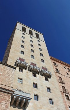 Santa maria de montserrat Manastırı monistrol de montserrat, Katalonya, İspanya. meşhur montserrat virgin için