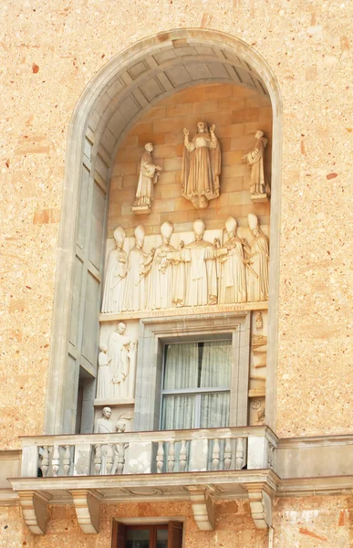 Balcony on Montserrat buildings in Spain — Stock Photo, Image