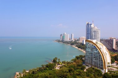 Pattaya city plaj ve deniz, Tayland