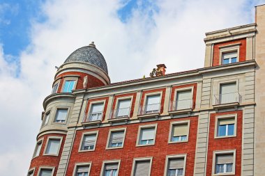 Bina cephe mimari ilgi büyük: barcelona, İspanya