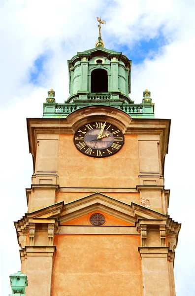 Sankt Nikolaus (storkyrkan) bell tower, stockholm, Sverige — Stockfoto