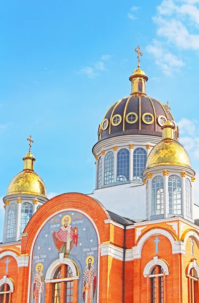 Kościół w dzielnicy Obołoń Kijów, Ukraina — Zdjęcie stockowe
