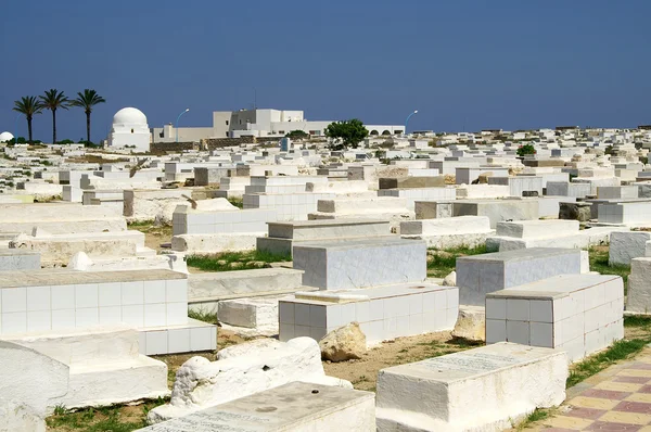 Arabischer Friedhof in Monastir, Tunesien — Stockfoto