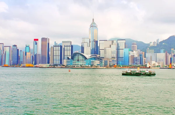 Isla de Hong Kong desde Kowloon — Foto de Stock